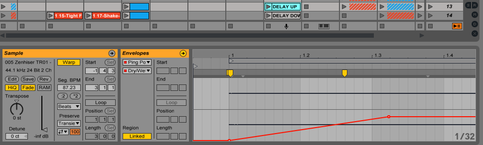 Ableton Clip Envelopes